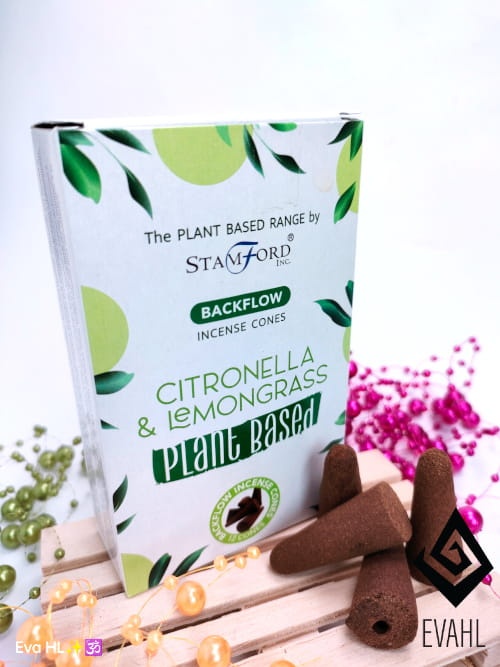 2. Cytronella i Trawa CytrynowaKadzidełko Stożkowe STAMFORD PREMIUM ze Zwrotnym Przepływem backflow (4).jpg