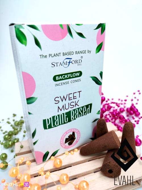 4. Słodkie Piżmo Kadzidełko Stożkowe STAMFORD PREMIUM ze Zwrotnym Przepływem backflow (6).jpg