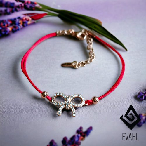 1. bransoletka czerwona, kokarda cyrkonia, dordże, evahl (1).png