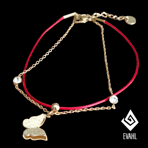 1. bransoletka czerwona, złoty motyl, evahl, dordze (2).png