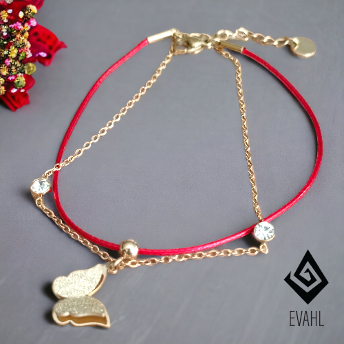 1. bransoletka czerwona, złoty motyl, evahl, dordze (1).png