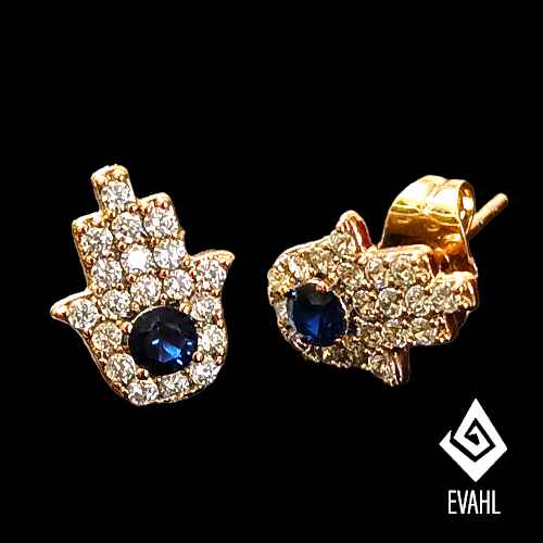 1. złote kolczyki hamsa, łapka ręka Fatimy, ręka Miriam, evahl (1).png