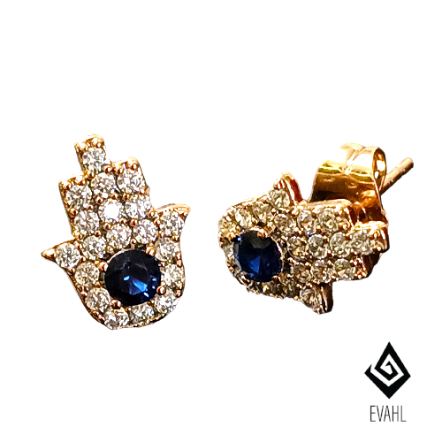 1. złote kolczyki hamsa, łapka ręka Fatimy, ręka Miriam, evahl (2).png