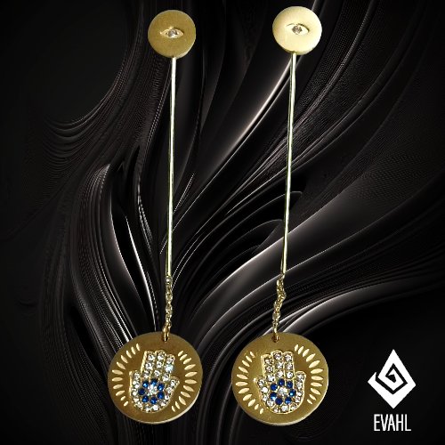 1. Kolczyki złote długie hamsa, evahl, dordże.png