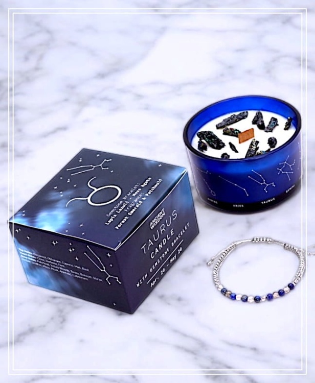 Świeca Zodiak Byk, dordże.jpg