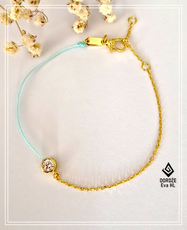 Seledynowa Bransoletka NOWA MIŁOŚĆ™ wspierająca samoakceptację, uzdrawianie emocji, zamknięcie starych ran, nowy początek, harmonię serca oraz otwarcie na nową miłość.